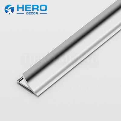 Aluminum Inside Corner Shape Trim Silver Aluminum Inside Corner Shape Trim Silver